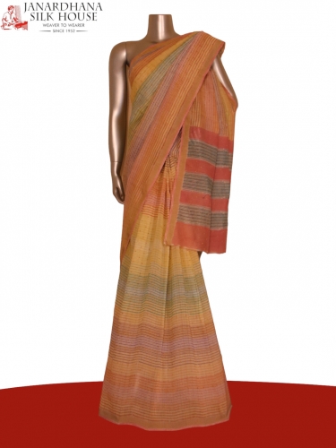 Pure Colorful Soft Tussar Silk Saree